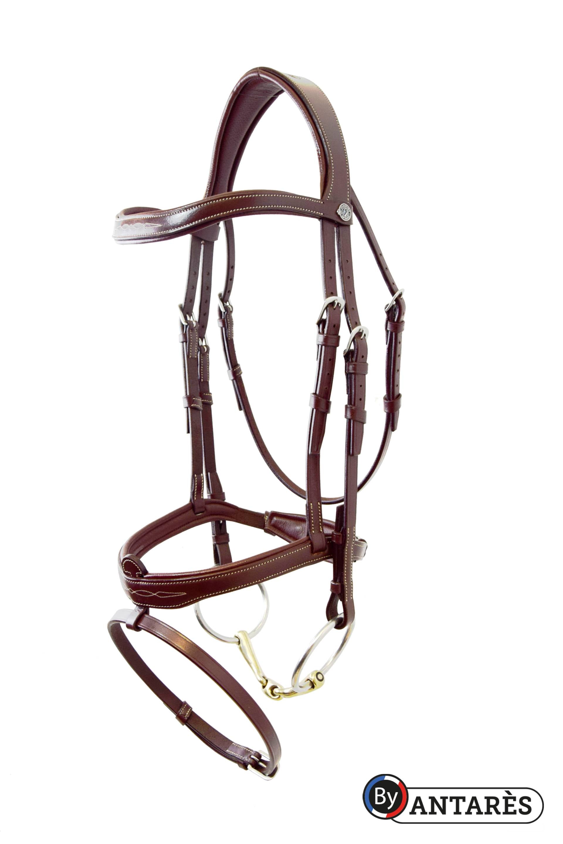 Dy´on Bride Muserolle Flash Marron | Équitation Dy´on Bride Muserolle Flash Marron | Équitation