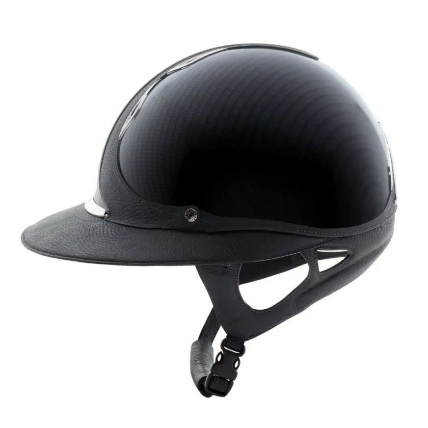 Premium Carbon Print Riding Hat Eclipse