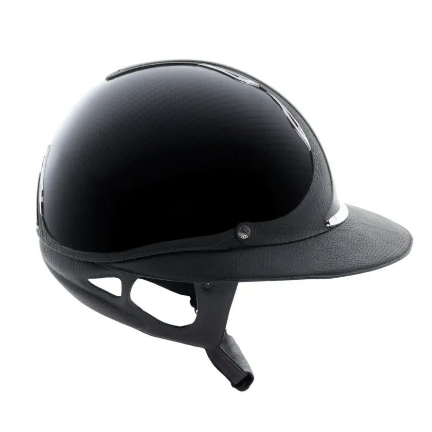 Premium Carbon Print Riding Hat Eclipse